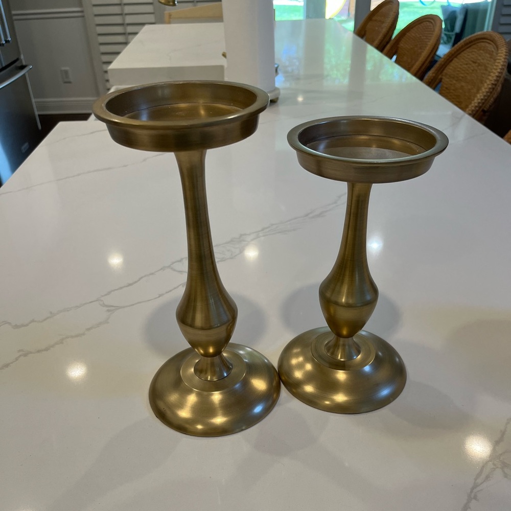 Pottery Barn Candle Holders
